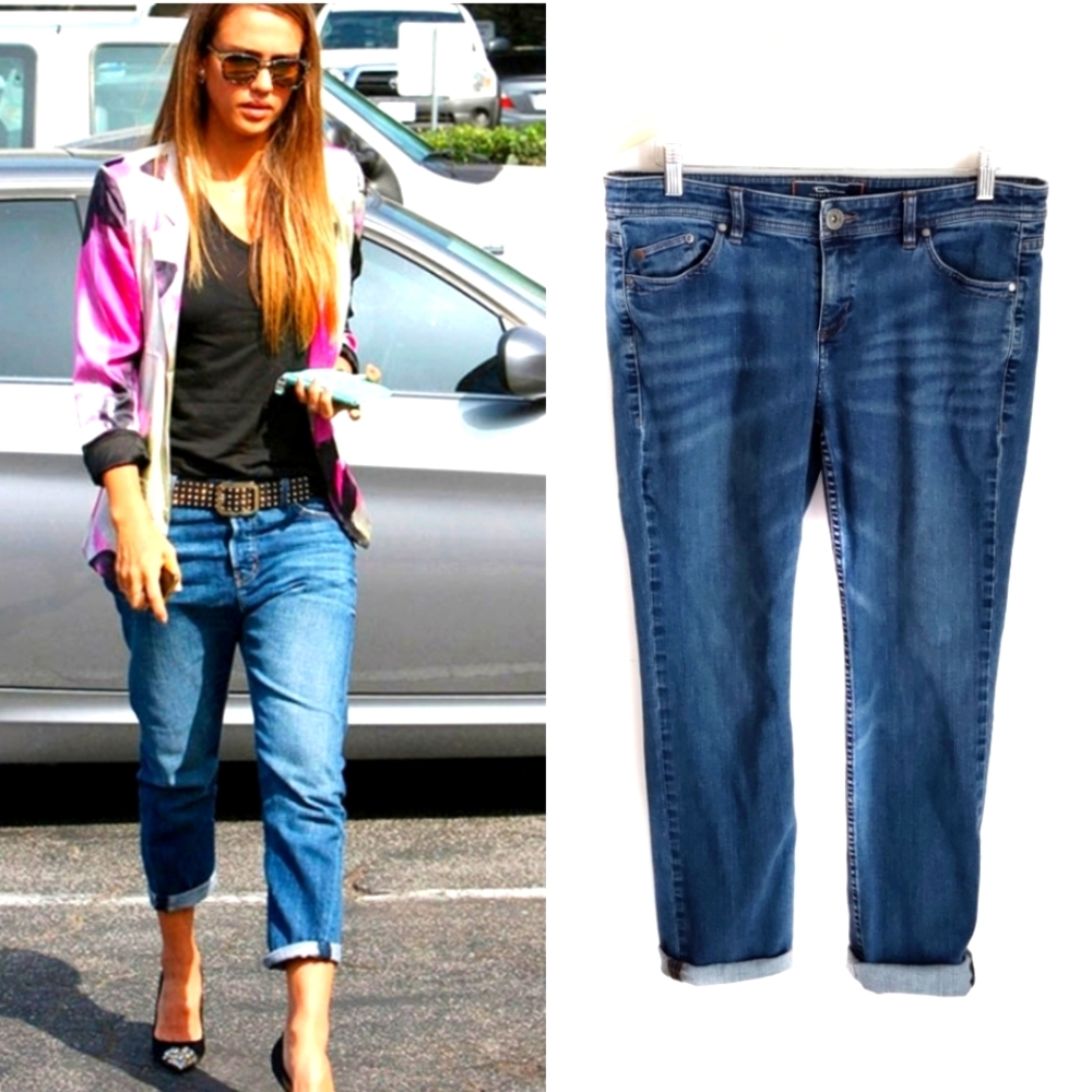 Tommy Bahama Boyfriend Jeans Heritage Wash Sz 8